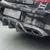 Mercedes C63 AMG Coupe C205 W205 2015-2021 Carbon Fiber Brabus Style Rear Diffuser — thumbnail 6