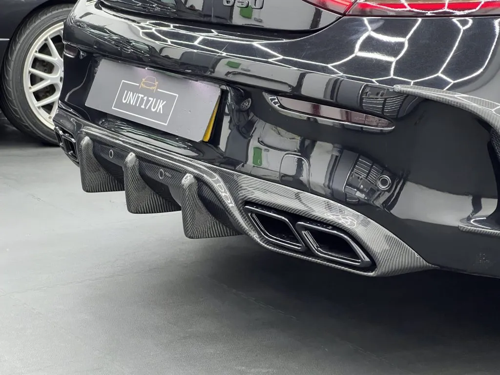 Mercedes C63 AMG Coupe C205 W205 2015-2021 Carbon Fiber Brabus Style Rear Diffuser — image 6 of 9