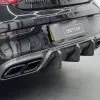 Mercedes C63 AMG Coupe C205 W205 2015-2021 Carbon Fiber Brabus Style Rear Diffuser — thumbnail 5