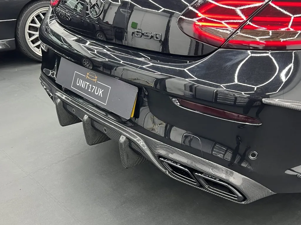 Mercedes C63 AMG Coupe C205 W205 2015-2021 Carbon Fiber Brabus Style Rear Diffuser — image 3 of 9