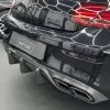 Mercedes C63 AMG Coupe C205 W205 2015-2021 Carbon Fiber Brabus Style Rear Diffuser — thumbnail 1