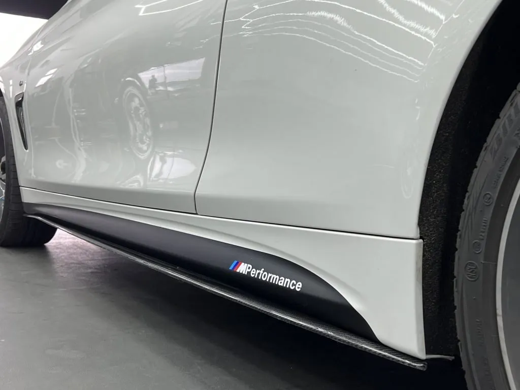 BMW F30 F32 F33 F36 F80 M3 M PERFORMANCE STYLE 2014-2019 Carbon Fiber Skirt Extensions — image 3 of 6