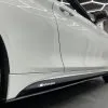 BMW F30 F32 F33 F36 F80 M3 M PERFORMANCE STYLE 2014-2019 Carbon Fiber Skirt Extensions — thumbnail 2