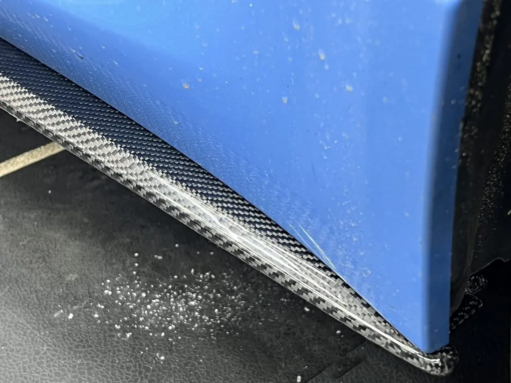 BMW F30 F32 F33 F36 F80 M3 M PERFORMANCE STYLE 2014-2019 Carbon Fiber Skirt Extensions — image 1 of 6