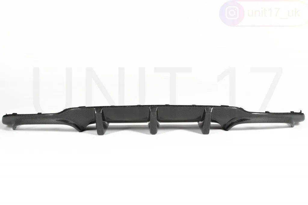 Mercedes C63 AMG Saloon W204 2011-2014 Carbon Fiber Small Fin Rear Diffuser — image 1 of 4