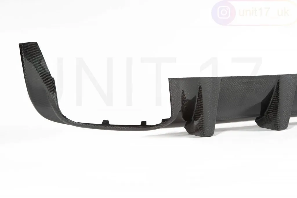 Mercedes C63 AMG Saloon W204 2011-2014 Carbon Fiber Small Fin Rear Diffuser — image 2 of 4