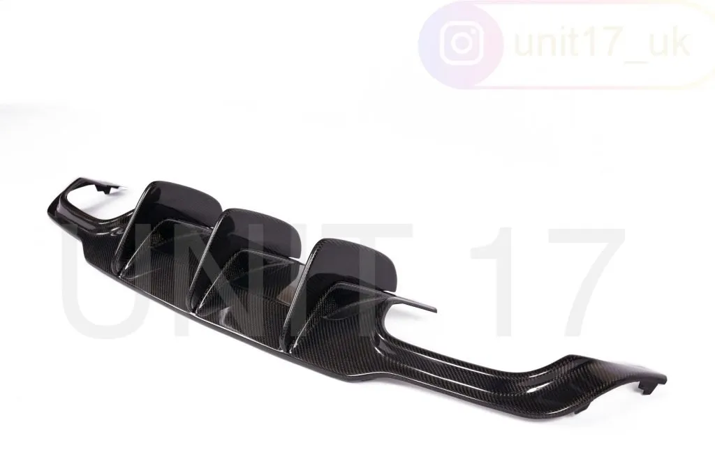 Mercedes C63 AMG Facelift W204 2011-2014 Carbon Fiber Big Fin Rear Diffuser — image 8 of 8
