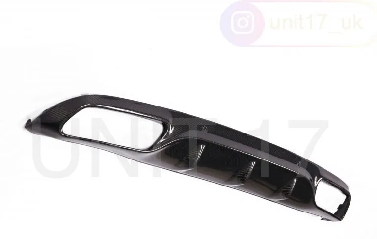 Mercedes C63 AMG Coupe W205 2015-2021 Carbon Fiber Rear Diffuser – another view