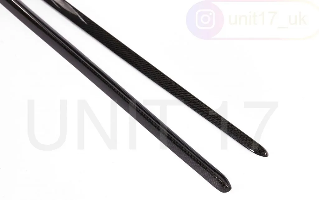Mercedes CLA45 AMG Saloon W117 2013-2019 Carbon Fiber Side Skirt Extensions — image 1 of 2