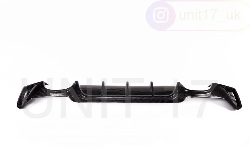 BMW F32/F33/F36 4 Series 435I/440I M Sport 2013-2020 Carbon Fiber Rear Diffuser — image 1 of 4