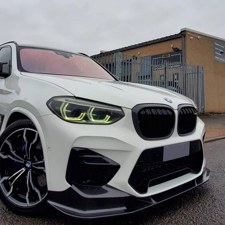 BMW X3M / X4M F97 F98 Carbon Fiber Front Splitter (2018–2021 Pre-LCI) – Aggressive Styling Upgrade | UNIT 17 Exclusive | Not Compatible with Facelift Models