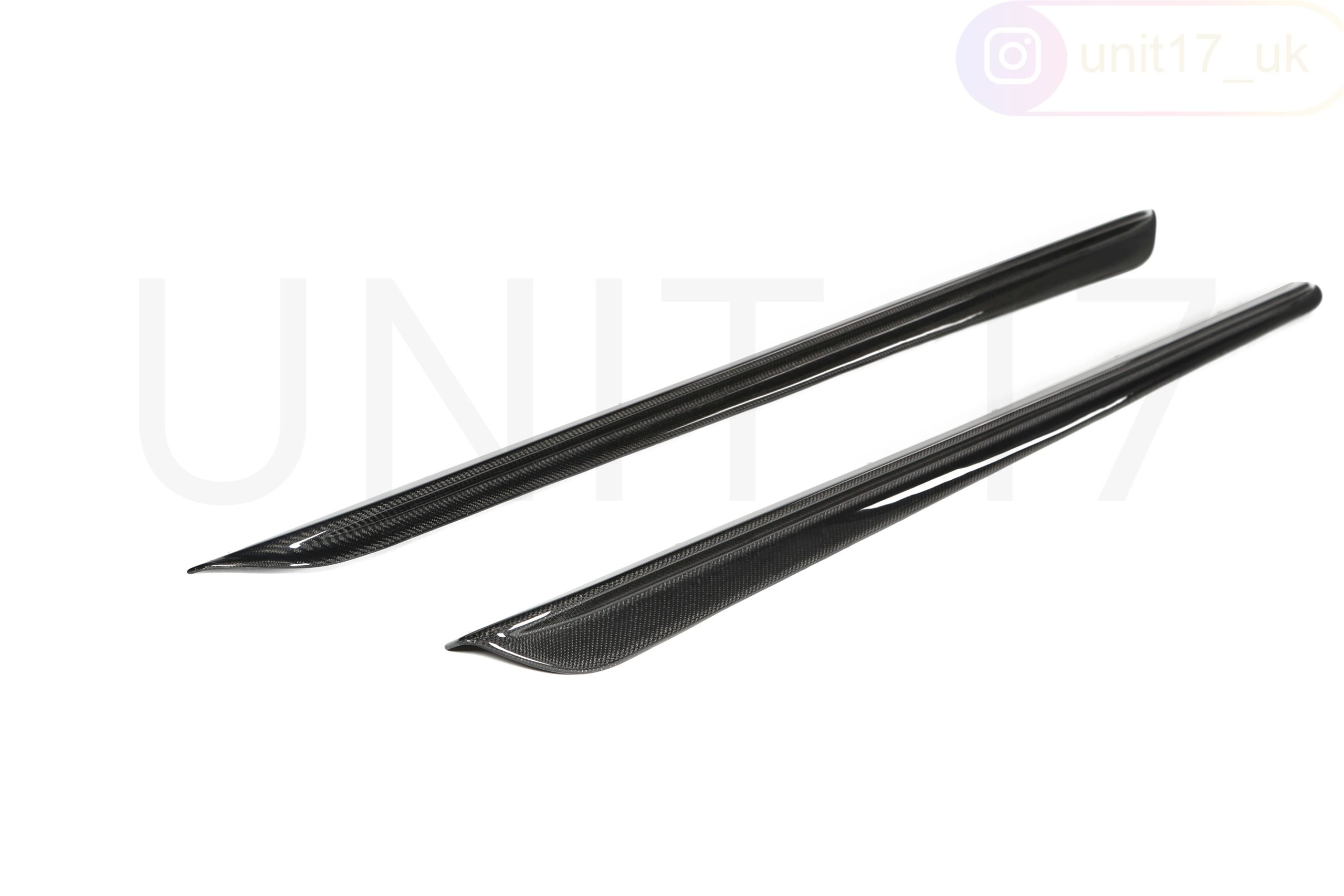 Gloss Black M Sport Side Skirt Extensions For BMW G20 G21 3 Series (2019-2022) - Competition Style