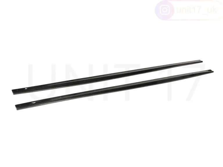 BMW G30/G31 F90 M5 2018+ 5 Series M Sport Carbon Fiber Side Skirt Extensions