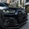 Audi Q7 SQ7 4M Carbon Fiber Front Splitter by Unit 17 — thumbnail 1