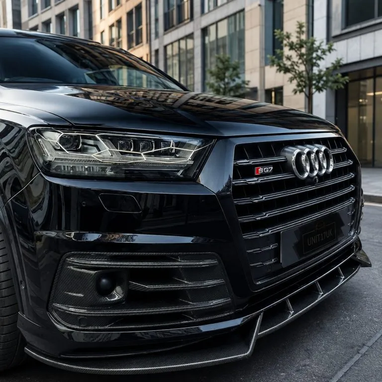 Audi Q7 SQ7 4M Carbon Fiber Front Splitter by Unit 17