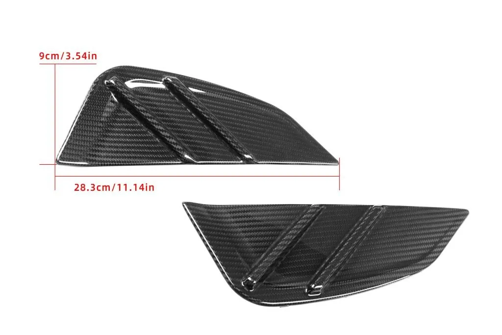 BMW G82/G83 M4 M Performance Style Dry Carbon Fiber Fender Air Breather Set Pre Preg Fender/wing (Replacement) — image 16 of 16