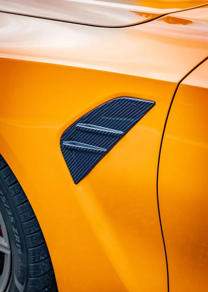 BMW G82/G83 M4 M Performance Style Dry Carbon Fiber Fender Air Breather Set Pre Preg Fender/wing (Replacement) — image 8 of 16