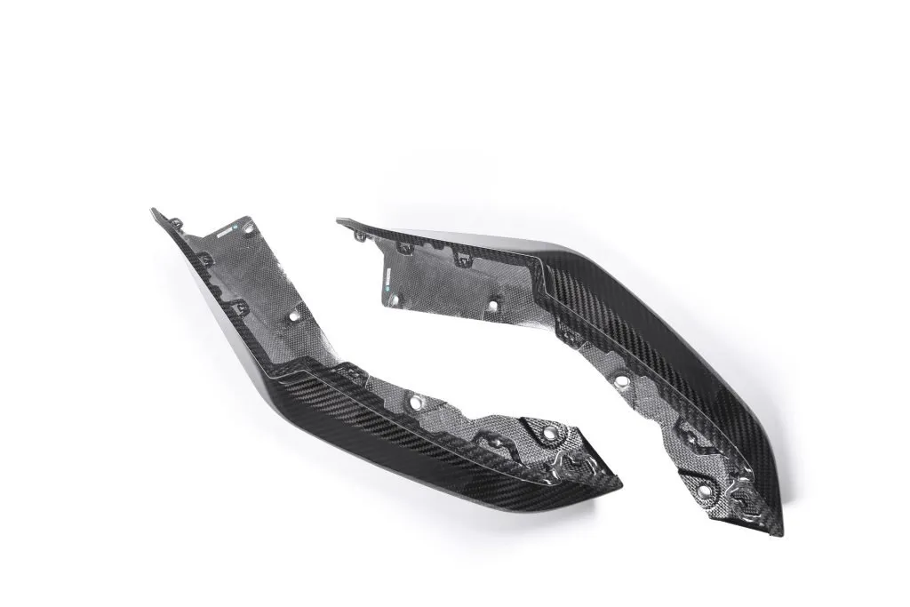 BMW G80 M3 Performance Style Dry Carbon Fiber Rear Bumper OE Corner Side Without Winglets Pre Preg — image 16 of 23