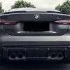 BMW G80 M3 MP Style Prepreg Dry Carbon Fiber Rear Corner Side Winglets — thumbnail 6