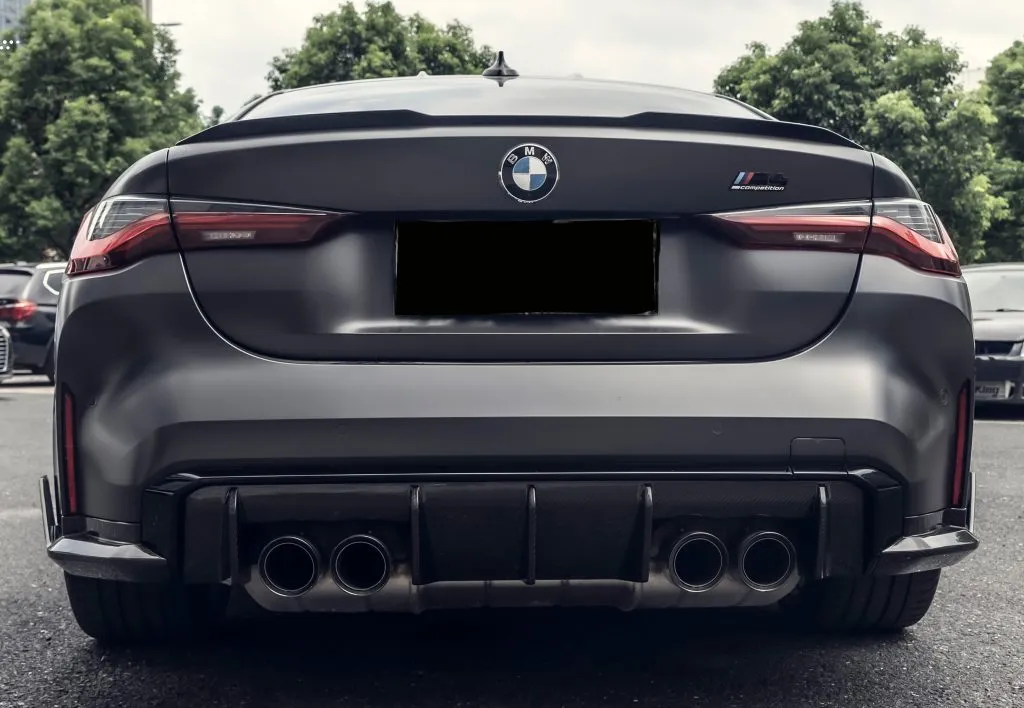 BMW G80 M3 MP Style Prepreg Dry Carbon Fiber Rear Corner Side Winglets — image 6 of 14