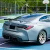 BMW G80 M3 Performance Style Dry Carbon Fiber Rear Bumper OE Corner Side Without Winglets Pre Preg — thumbnail 4