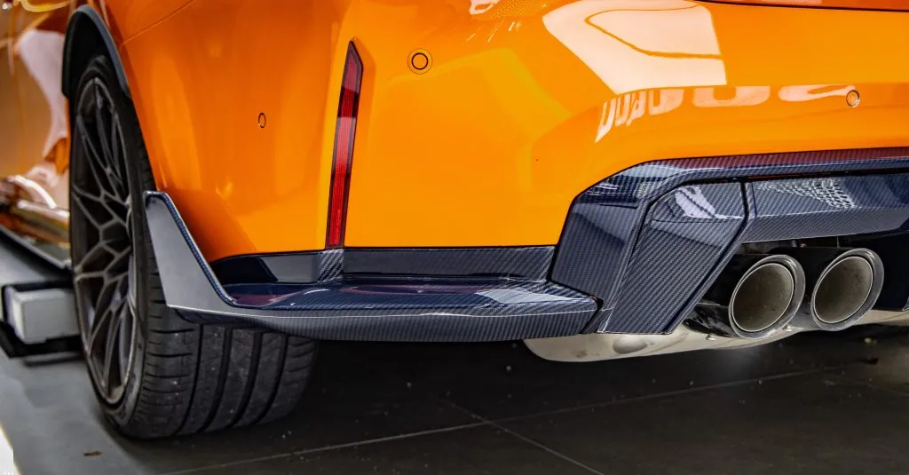 BMW G80 M3 MP Style Prepreg Dry Carbon Fiber Rear Corner Side Winglets — image 5 of 14