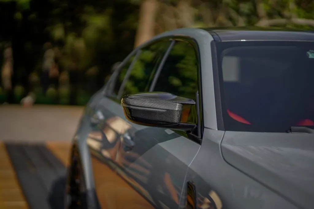 BMW G80/G82/G83 M3/M4 Performance Style Replacement Mirror Covers Pre Preg Dry Carbon Fiber (LHD ONLY) — image 7 of 14