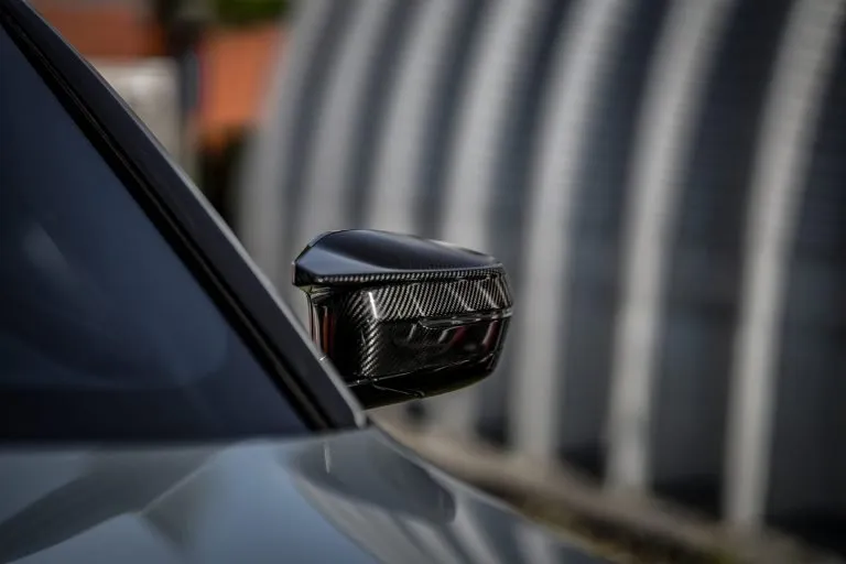 BMW G87 M2 2023+ Performance Style Replacement Mirror Covers Pre Preg Dry Carbon Fiber (LHD ONLY) – another view