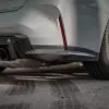 BMW G80 M3 Performance Style Dry Carbon Fiber Rear Bumper OE Corner Side Without Winglets Pre Preg — thumbnail 1