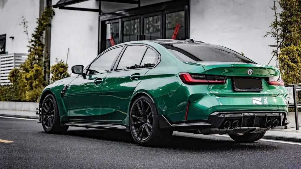 BMW G80 M3 MP Style Prepreg Dry Carbon Fiber Rear Corner Side Winglets — image 2 of 14