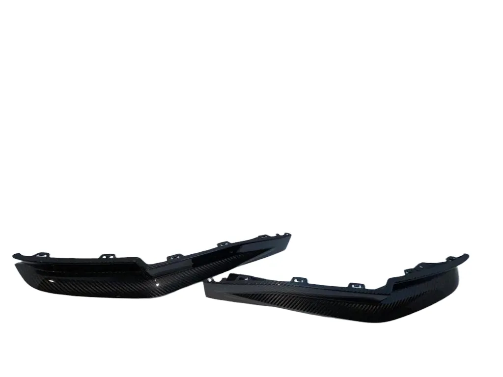 BMW G80 M3 Performance Style Dry Carbon Fiber Rear Bumper OE Corner Side Without Winglets Pre Preg — image 6 of 23