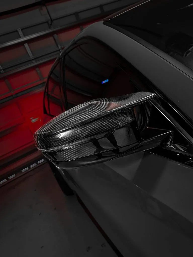 BMW G80/G82/G83 M3/M4 Performance Style Replacement Mirror Covers Pre Preg Dry Carbon Fiber (LHD ONLY) — image 5 of 14