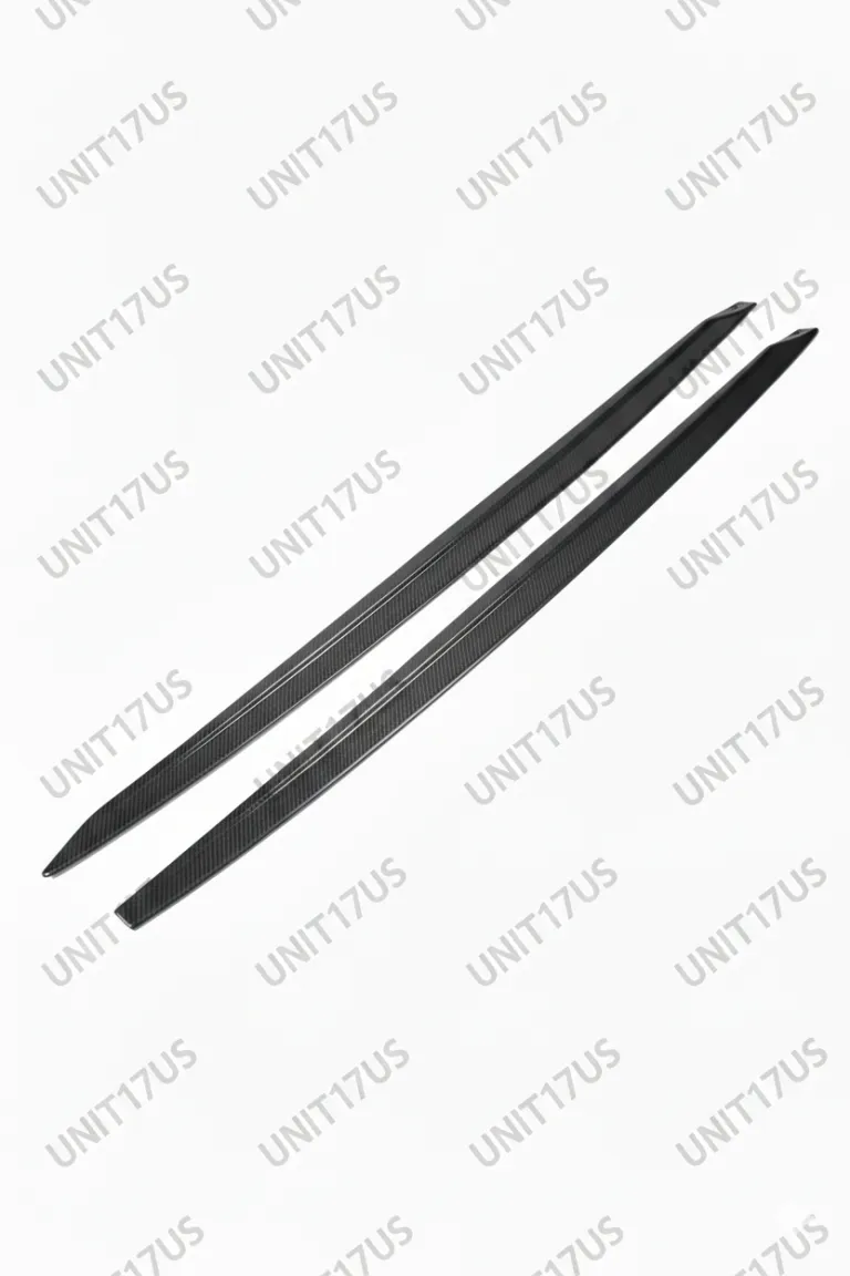BMW G80 G82 M3 M4  2021-Present prepreg dry Carbon Fiber Side Skirt Extensions V2 (Unitexclusives)