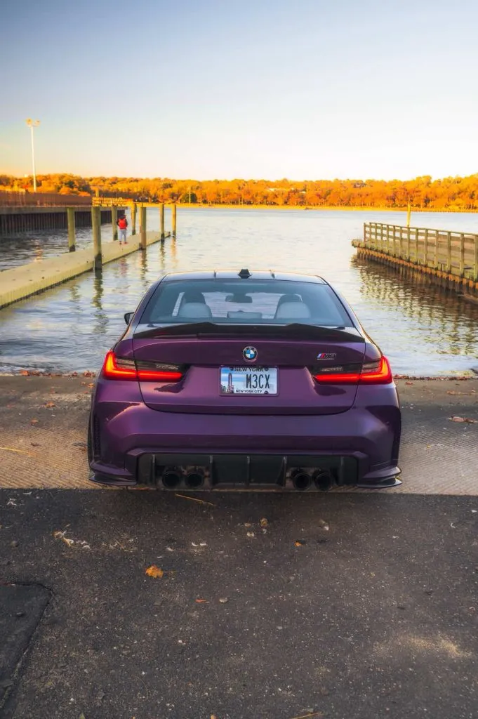 (2021+) BMW G80 M3 Ducktail Spoiler – Pre-Preg Dry Carbon Fiber High Kick — image 5 of 5