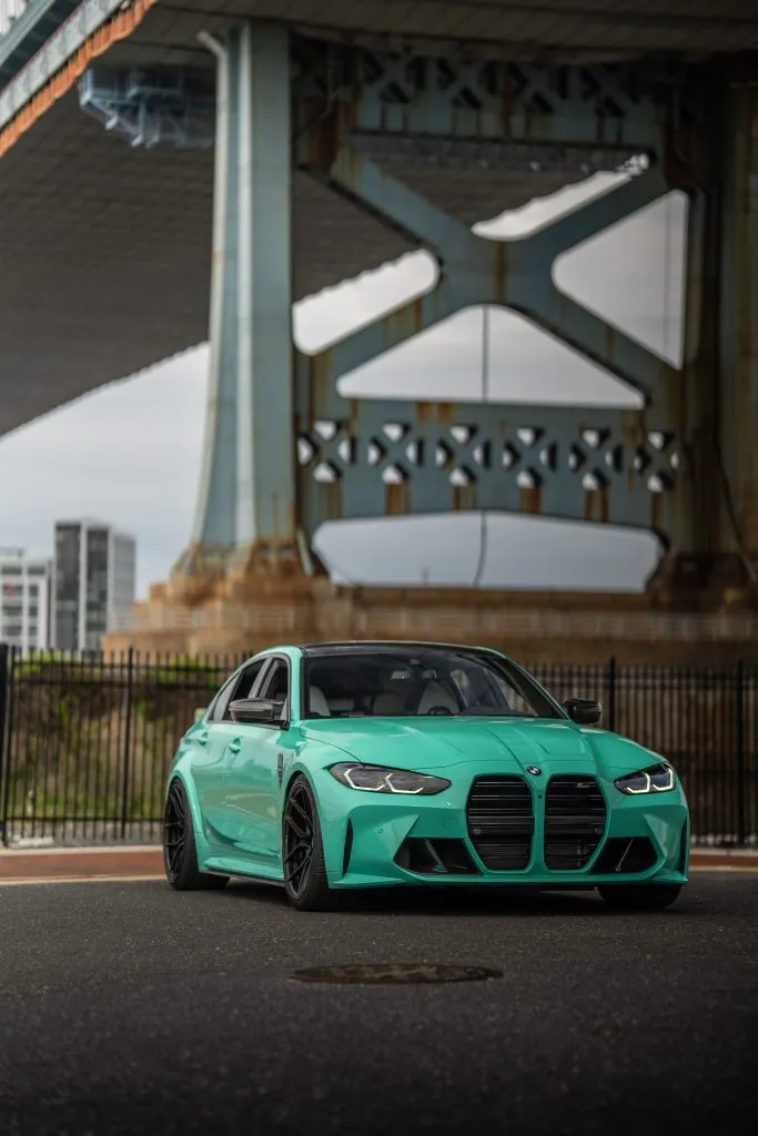 Teal G80 M3 under the bridge