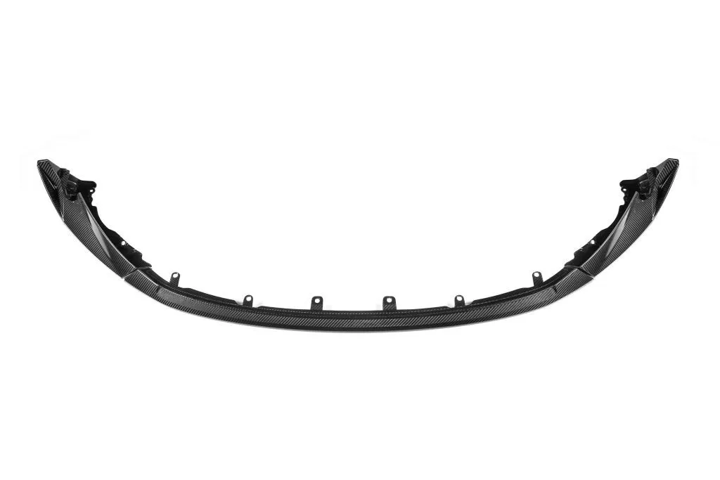 CSL Style front lip splitter for BMW M3 M4 G80 G82 Prepreg Carbon Fiber with gloss finish — image 18 of 29