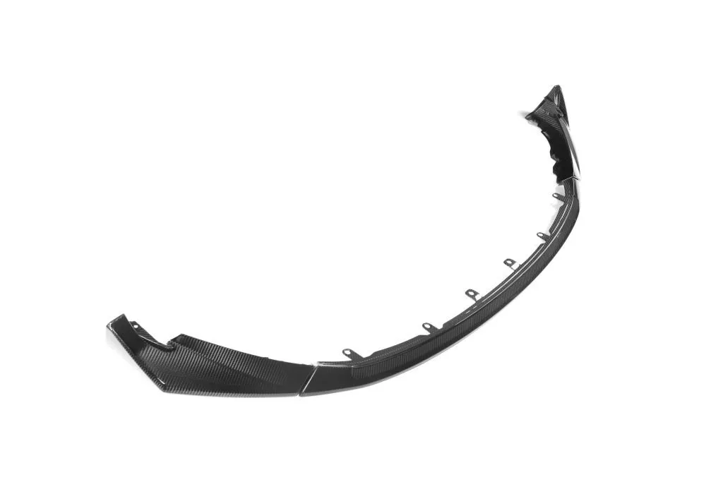 CSL Style front lip splitter for BMW M3 M4 G80 G82 Prepreg Carbon Fiber with gloss finish — image 20 of 29