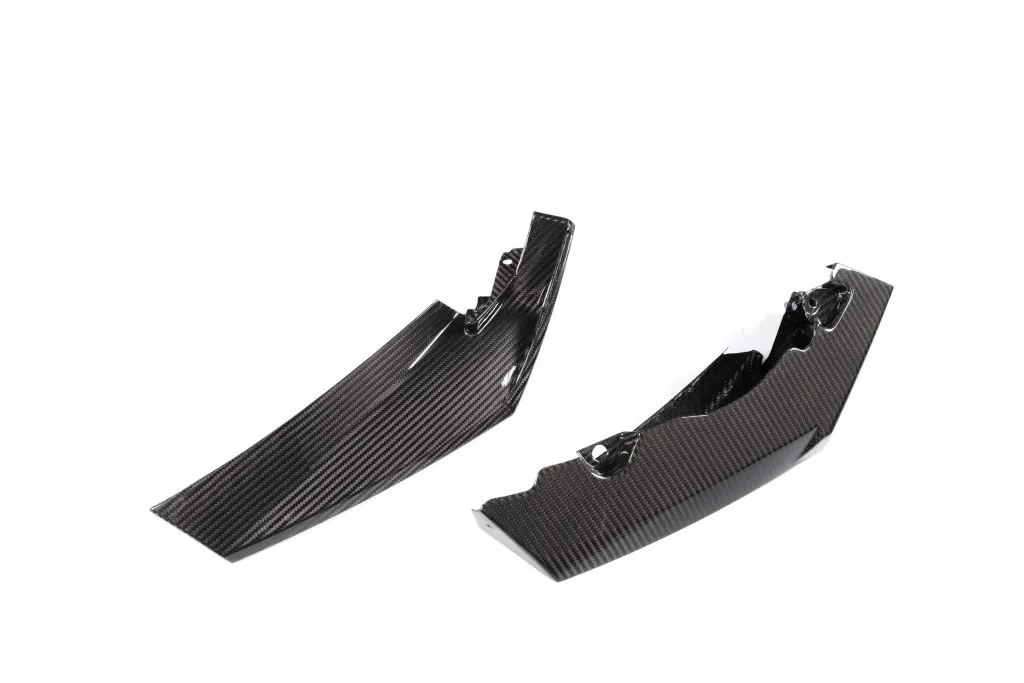 CSL Style front lip splitter for BMW M3 M4 G80 G82 Prepreg Carbon Fiber with gloss finish — image 24 of 29