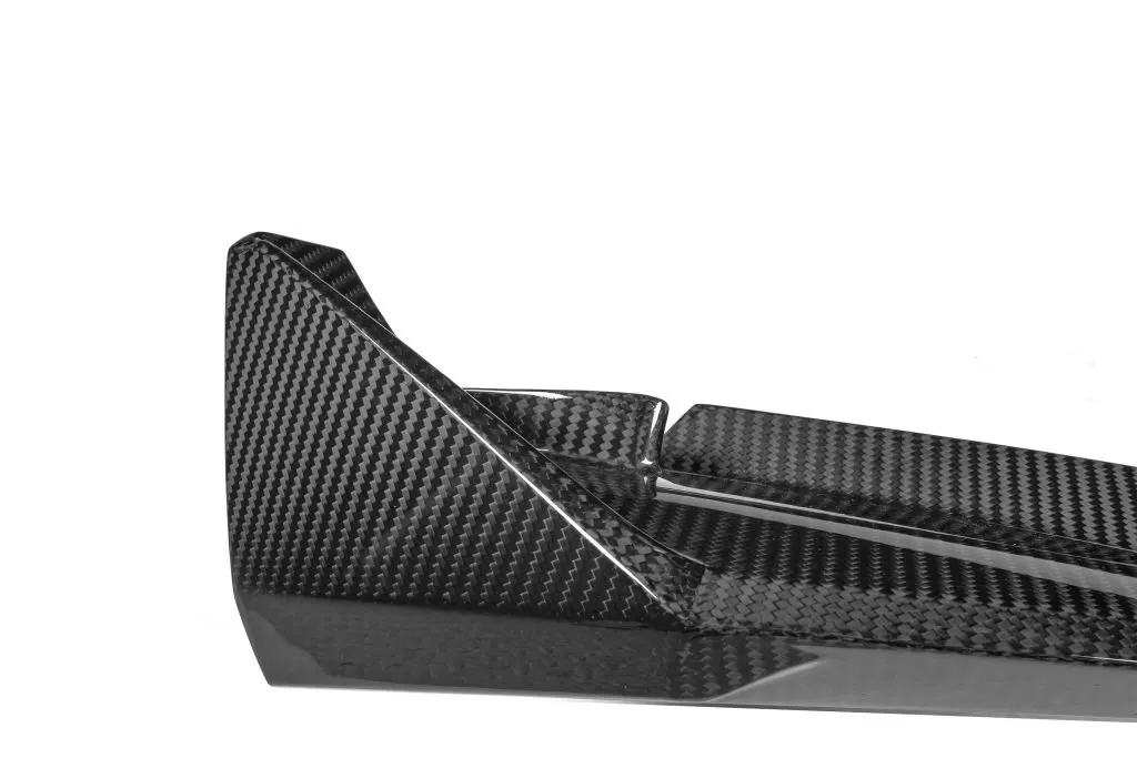 CSL Style front lip splitter for BMW M3 M4 G80 G82 Prepreg Carbon Fiber with gloss finish — image 27 of 29