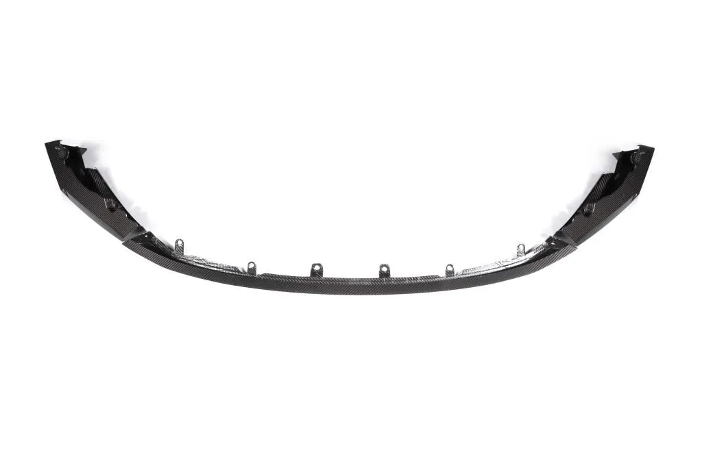 CSL Style front lip splitter for BMW M3 M4 G80 G82 Prepreg Carbon Fiber with gloss finish — image 28 of 29