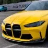 CSL Style front lip splitter for BMW M3 M4 G80 G82 Prepreg Carbon Fiber with gloss finish — thumbnail 4