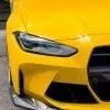 CSL Style front lip splitter for BMW M3 M4 G80 G82 Prepreg Carbon Fiber with gloss finish — thumbnail 5