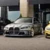 CSL Style front lip splitter for BMW M3 M4 G80 G82 Prepreg Carbon Fiber with gloss finish — thumbnail 14