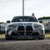 CSL Style front lip splitter for BMW M3 M4 G80 G82 Prepreg Carbon Fiber with gloss finish — thumbnail 15