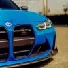 CSL Style front lip splitter for BMW M3 M4 G80 G82 Prepreg Carbon Fiber with gloss finish — thumbnail 8