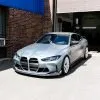 CSL Style front lip splitter for BMW M3 M4 G80 G82 Prepreg Carbon Fiber with gloss finish — thumbnail 16