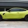 BMW G82 M4 MP style prepreg dry carbon fiber full replacement side skirts with gloss finish w/winglet — thumbnail 3