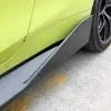 BMW G82 M4 MP style prepreg dry carbon fiber full replacement side skirts with gloss finish w/winglet — thumbnail 7