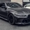 BMW G82 M4 MP style prepreg dry carbon fiber full replacement side skirts with gloss finish w/winglet — thumbnail 8