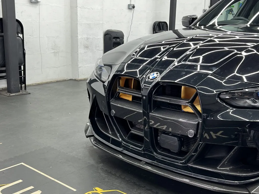 CSL Style Grill Dry Carbon Fiber prepreg with gloss finish Grill w/ radar BMW M3 M4 G80 G82 G83 2021+ SALE — image 3 of 3